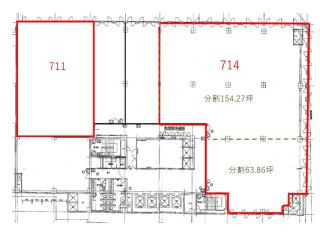 名古屋伊藤忠ビル　間取図　オフィスNEXT